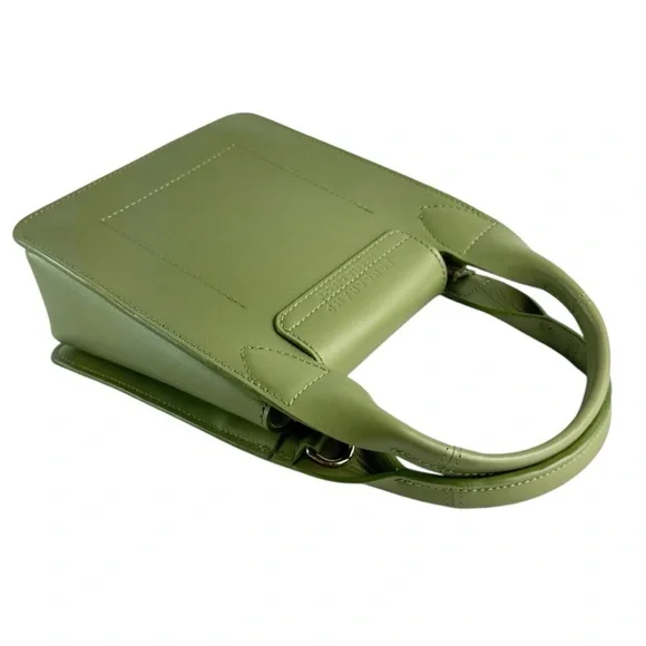 Longchamp Green Extra Small Leather Le Pliage Du Jardinier Bag